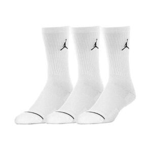 Jordan Every Day Cushioned Crew Socks White Men Size Large 8-12, 3-Pack